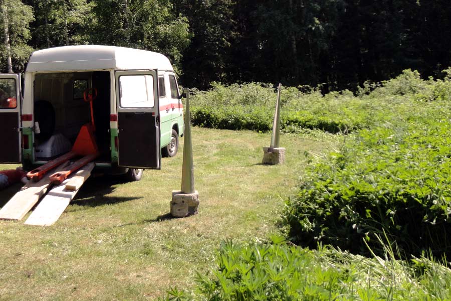 willow-ellipse - sculptures in the sculpture park, Open Air Museum POAM