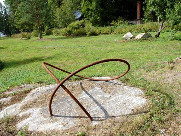 cor-ten steel sculpture - sculptures in the sculpture park, Open Air Museum POAM