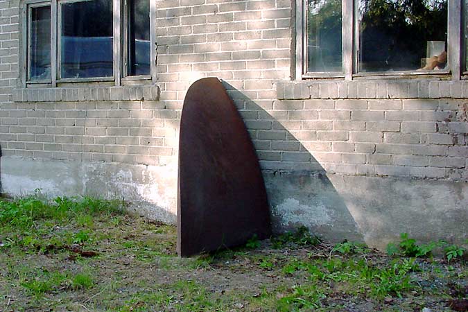 cor-ten steel sculpture - sculptures in the sculpture park, Open Air Museum POAM